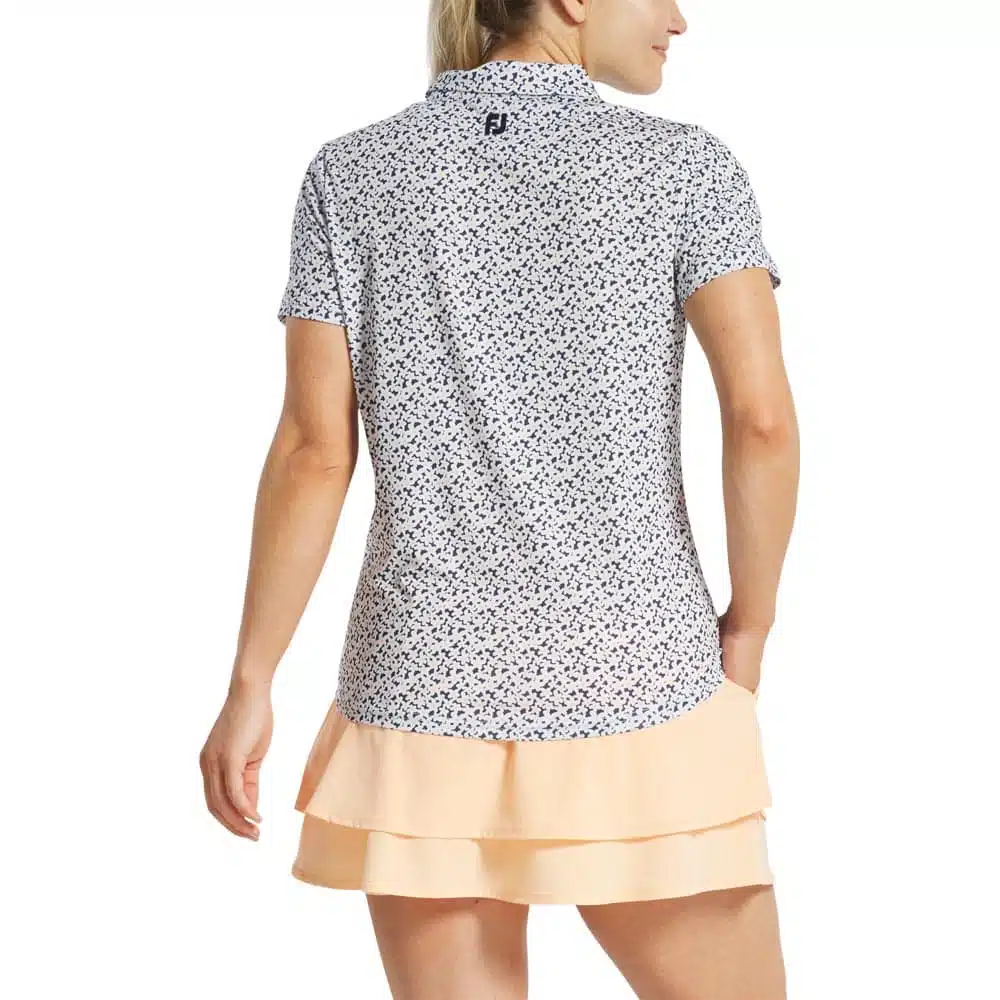 Alternative view of FootJoy Ladies Floral Print Short Sleeve Shirt (Previous Season)