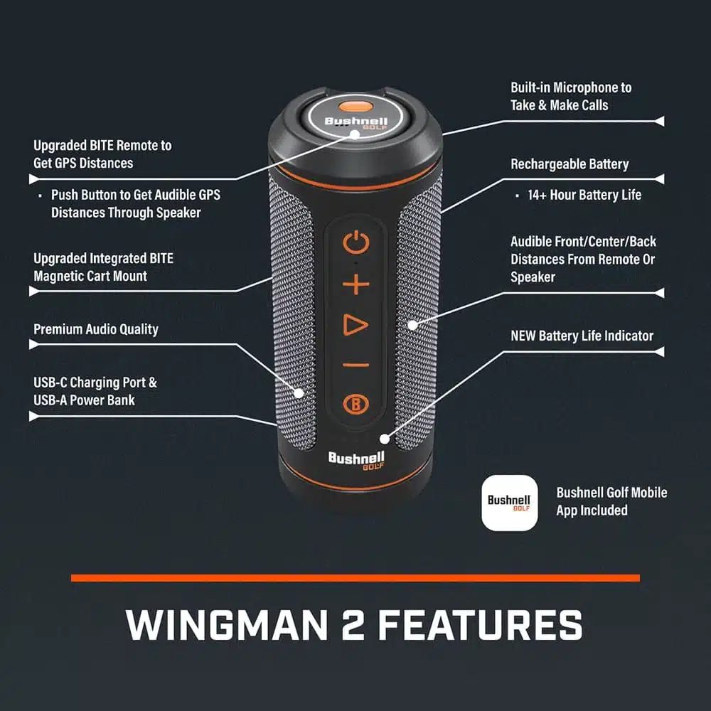 Bushnell Wingman Golf Speaker & GPS hotsell