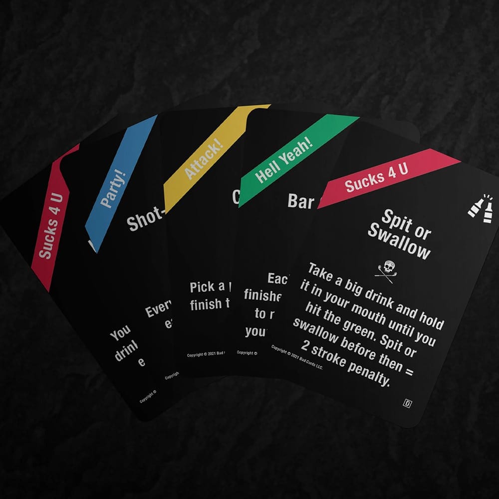 Alternative view of Bad Cards Fore Good Golfers Drinkin' Rules Vol.1 Expansion Pack